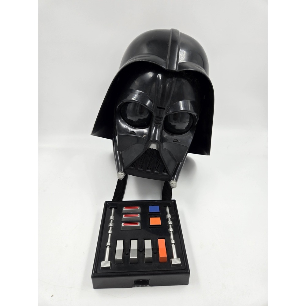 Darth Vader Voice Changer Helmet Star Wars Cosplay Costume Prop 2004 Hasbro